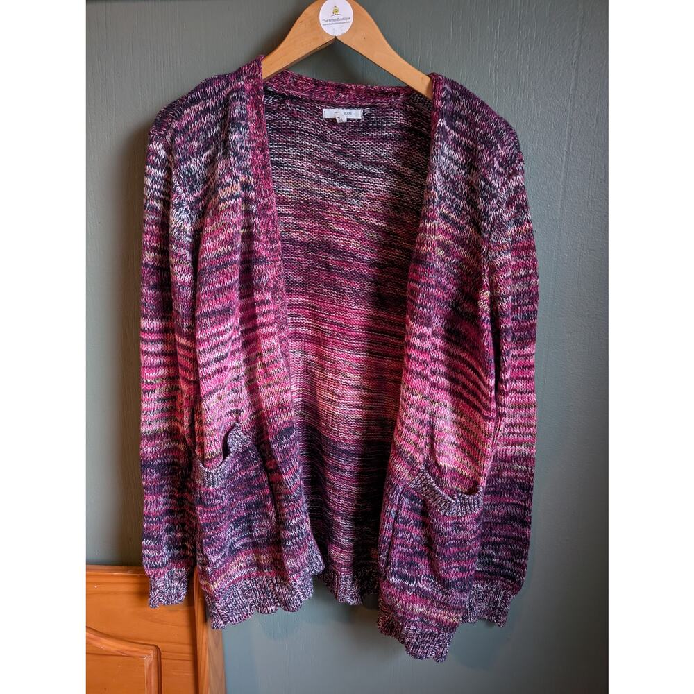 XL Maurices Purple Ombre Cardigan
